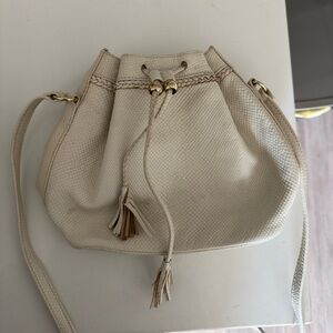 Thrifted White Sling Bag